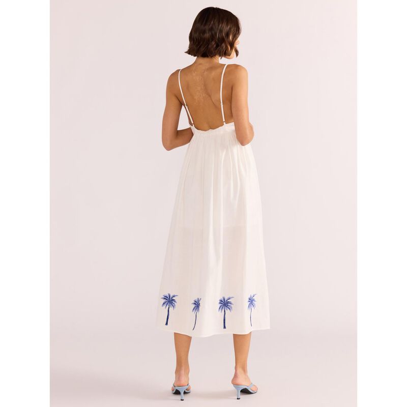 MINKPINK Isadora Embroidered Midi Dress image number 1